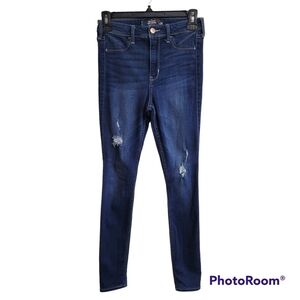 Hollister Distressed High Rise Jean Leggings